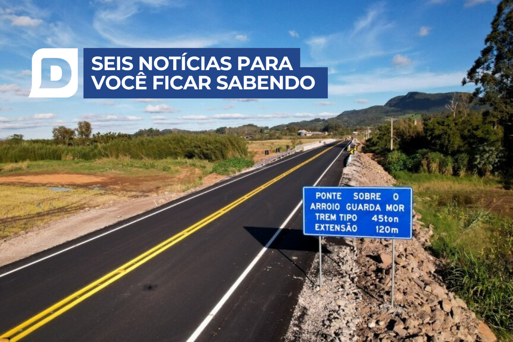 Estado investe R$ 32 milhões em três pontes na Região Central e outras notícias