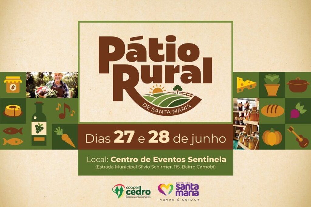 Pátio Rural volta neste fim de semana com feira, shows, vacinação e Festival do Xis em Camobi