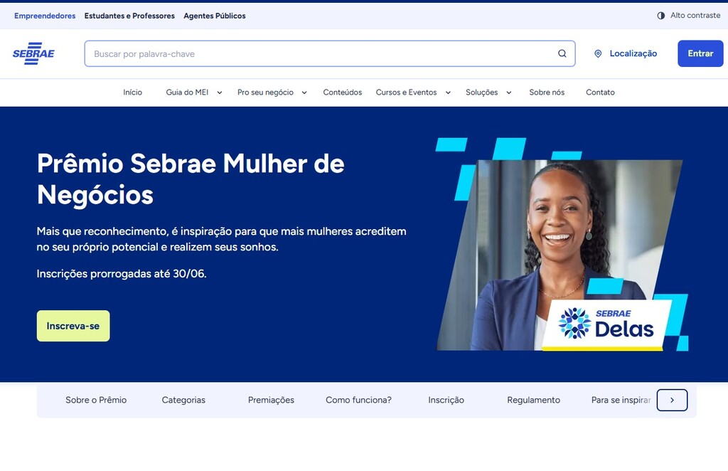 Empreendedoras têm até 30 de junho para concorrer ao Prêmio Sebrae Mulher de Negócios