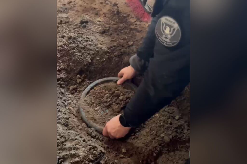 VÍDEO: Homem suspeito de abastecer o tráfico na região é preso no noroeste do Estado com drogas enterradas em galpão