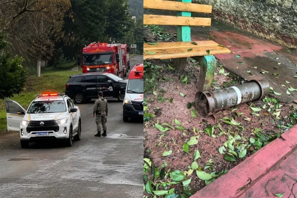 título imagem Dois explosivos de origem militar são localizados em menos de 30 horas e mobilizam forças de segurança em Cruz Alta