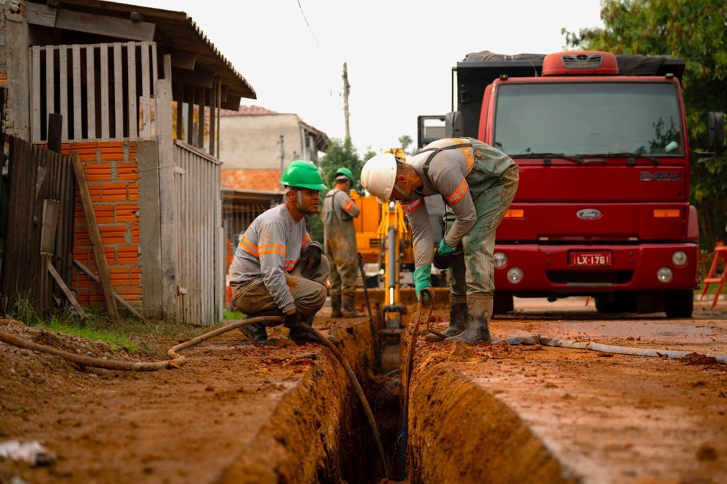 Corsan avança com 40 obras na região; ação contempla seis bairros de Santa Maria
