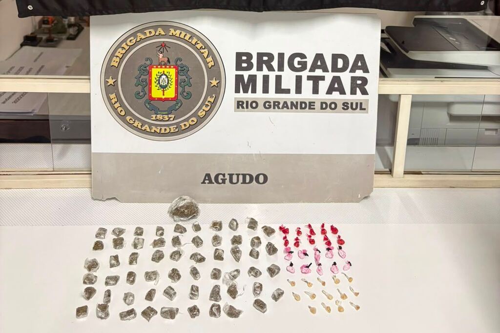 Adolescente é apreendido com mais de 90 porções de drogas em cidade da Quarta Colônia