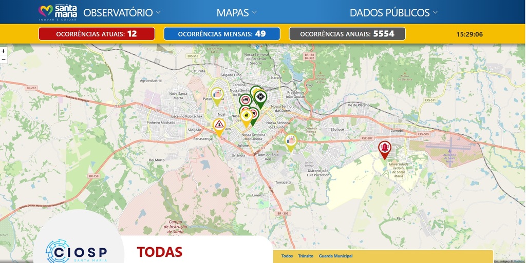 Observatório que reúne dados da segurança pública de Santa Maria é lançado oficialmente