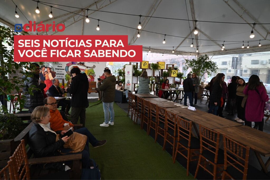 Inscrições para lançamentos de livros na 53ª Feira do Livro de Santa Maria terminam nesta terça e outras notícias