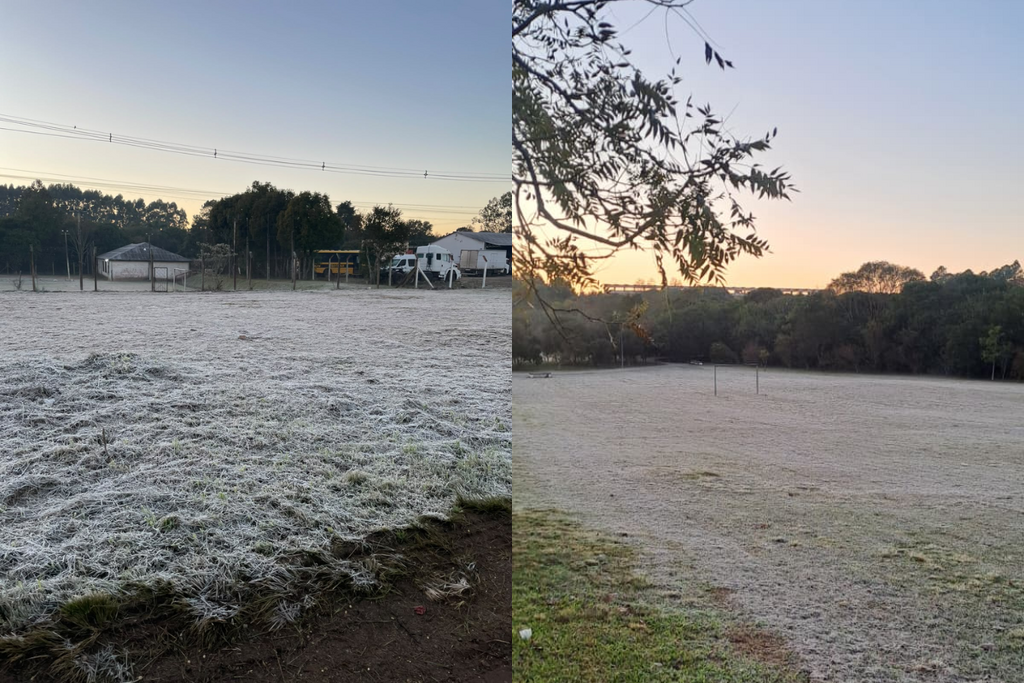 Terça amanhece com geada e 1,5°C, mas frio deve diminuir e Santa Maria pode ter máximas acima dos 20°C nos próximos dias