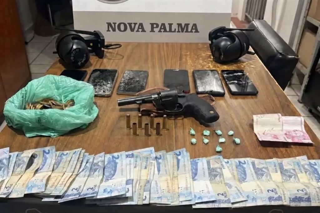 Homem é preso após trocar tiros com a Brigada Militar durante ação contra o tráfico em Nova Palma