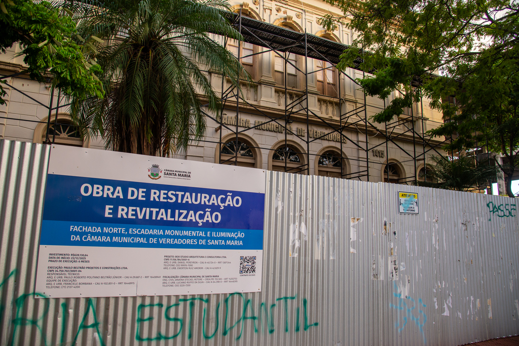 Câmara reabre acesso principal do Palacete após encerrar responsabilização de empresa