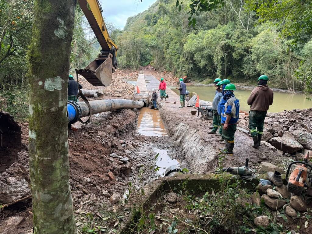 Corsan conclui obra de R$ 4 milhões para reforçar captação de água em Santa Maria