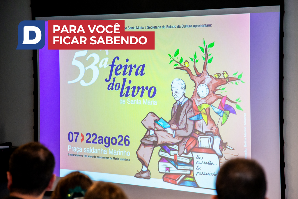 Prefeitura de Santa Maria anuncia participação da Casa de Cultura na 53ª Feira do Livro e outras notícias
