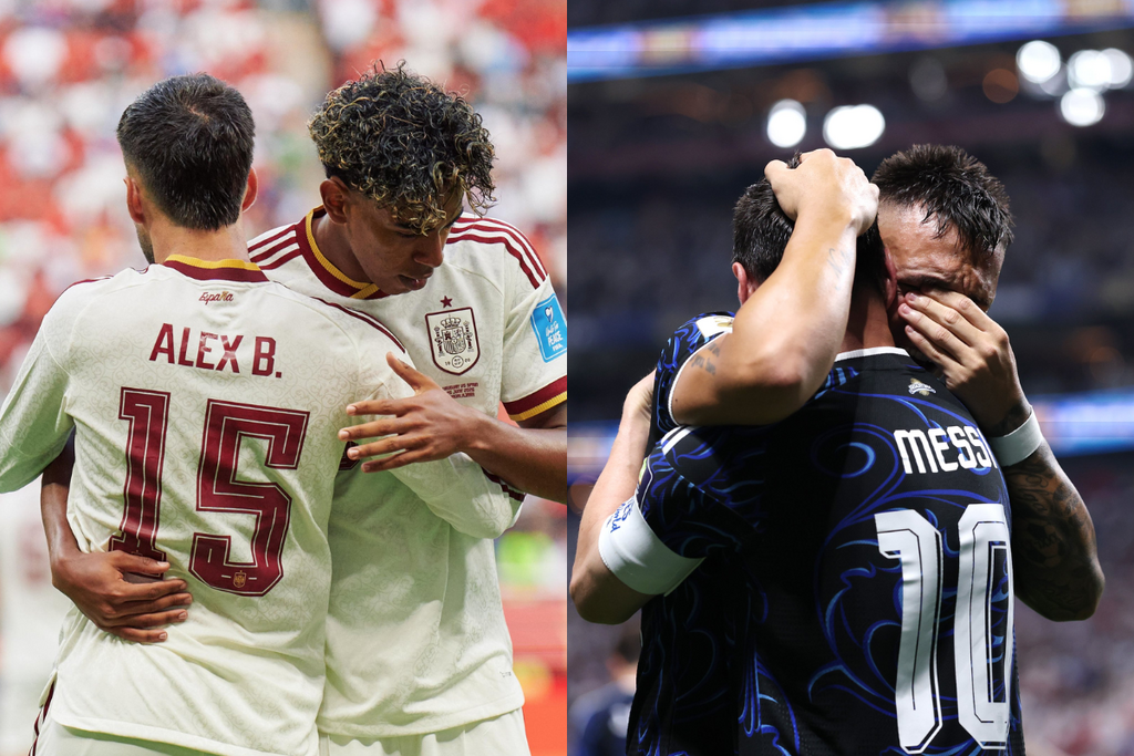 título imagem A um jogo de conquistar o mundo, Espanha e Argentina decidem a final da Copa neste domingo