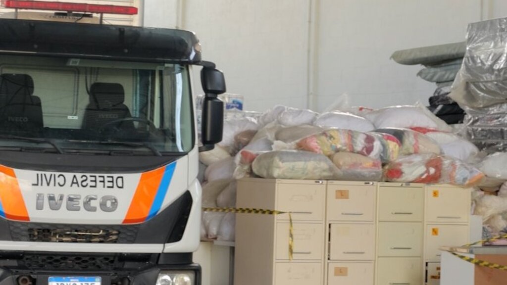 Defesa Civil instala Centro Logístico Regional em Santa Maria para enfrentar temporais