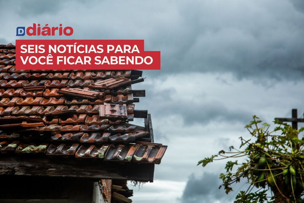 Temporal afeta quase 140 imóveis em Santa Maria; região norte concentra ocorrências e outras notícias