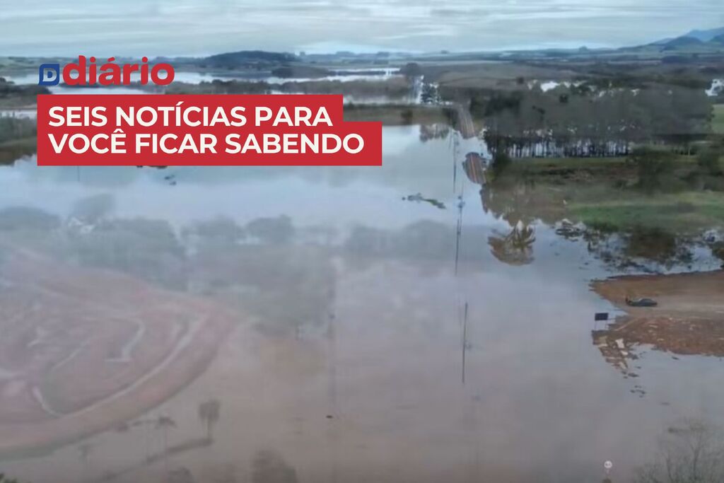 Defesa Civil emite alerta vermelho para risco muito alto de inundação do Rio Jacuí em Dona Francisca e outras notícias