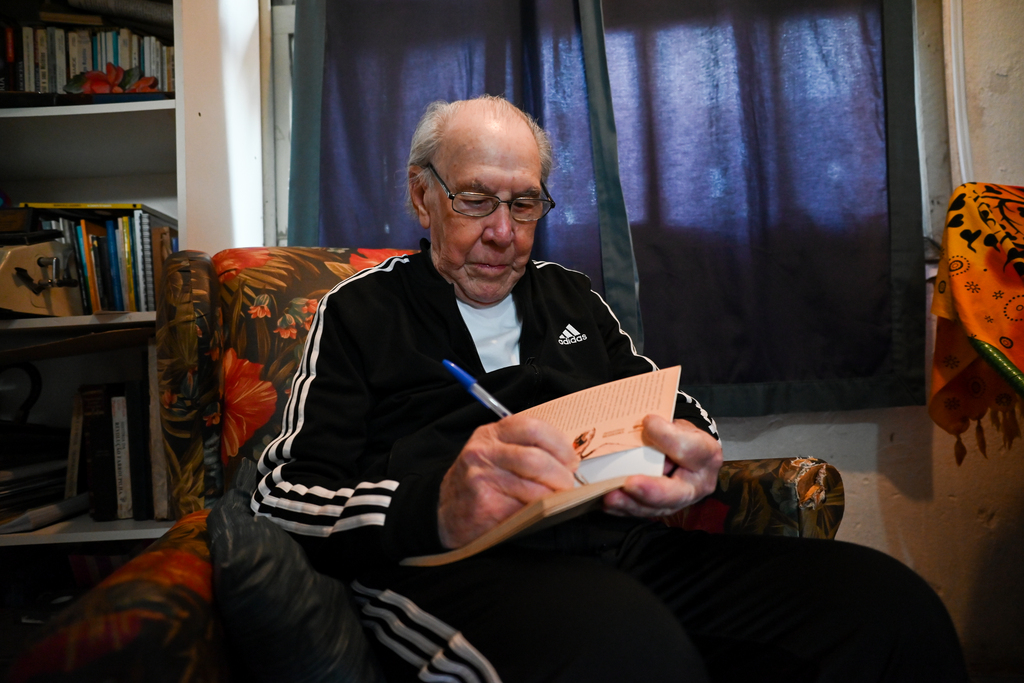 Aos 95 anos, 