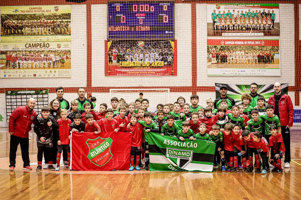 Entre parcerias, novos talentos e espírito competitivo: conheça o trabalho do Dínamo no futsal e futebol de base em Santa Maria