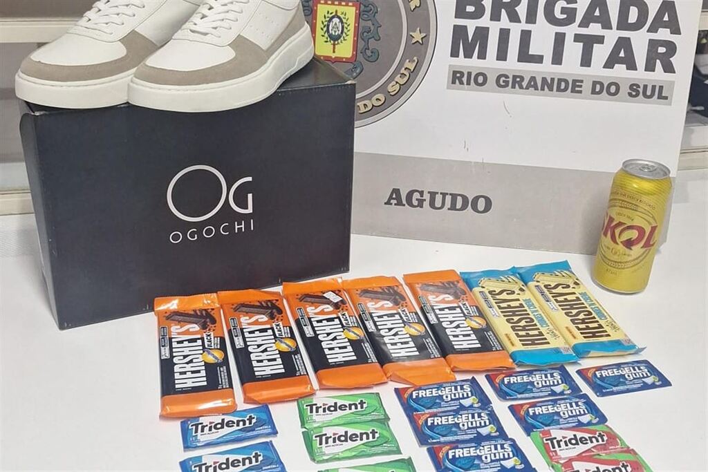 Homem é preso após furtar tênis e alimentos de conveniência em cidade da Quarta Colônia