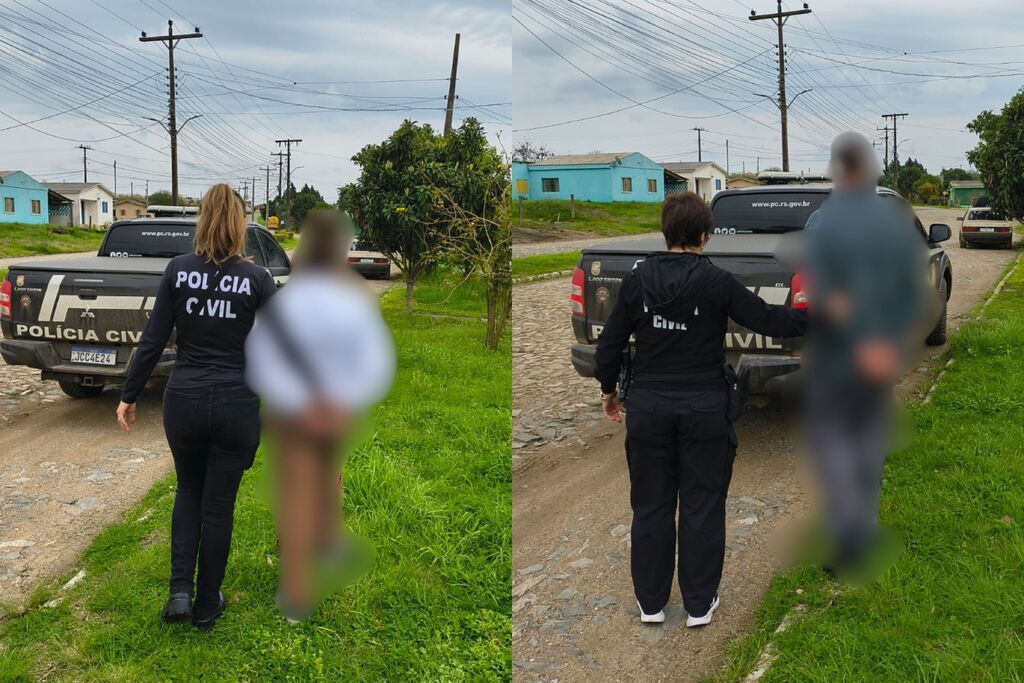 Dupla é presa por suspeita de extorquir vítimas em São Gabriel; ordens partiriam de dentro de presídio