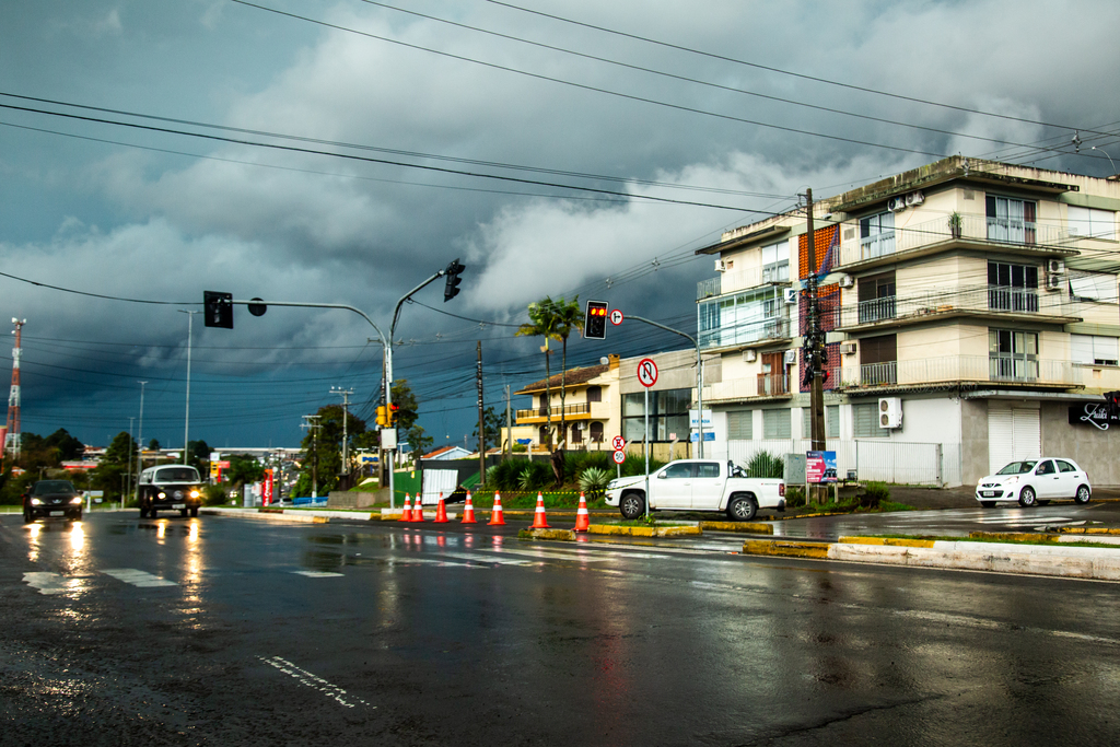 Santa Maria segue sob Alerta Laranja para chuva forte e vento de até 70 km/h