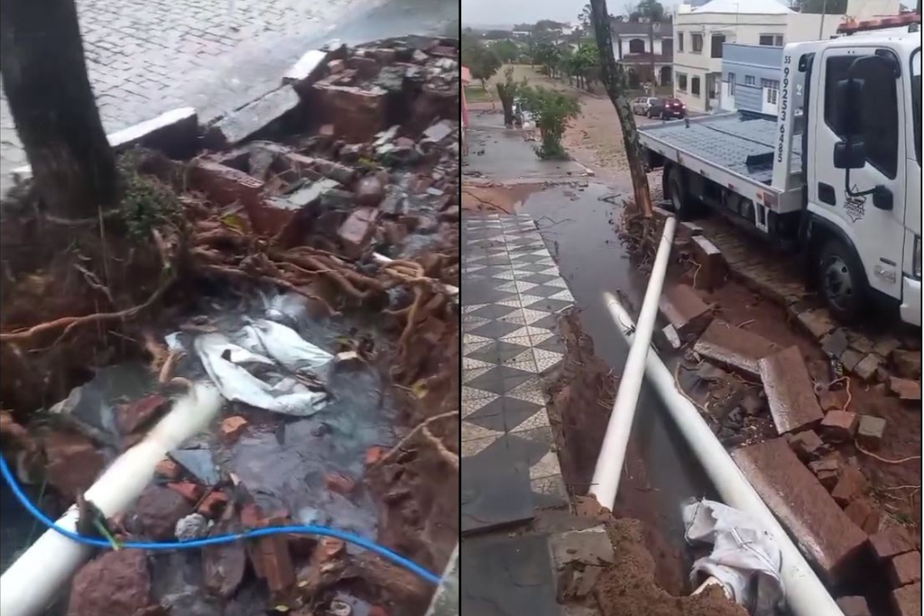 São Sepé registra quase 170 mm de chuva e tem falta de energia e acessos interrompidos no interior