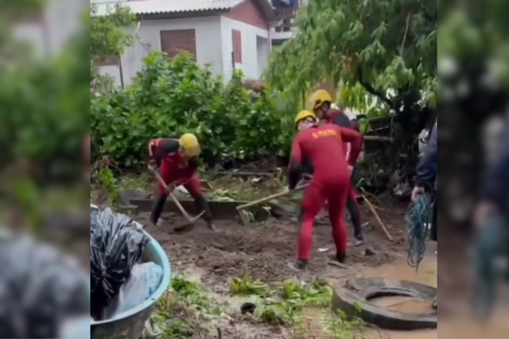 Bombeiros buscam quatro desaparecidos após chuva intensa na Serra Gaúcha