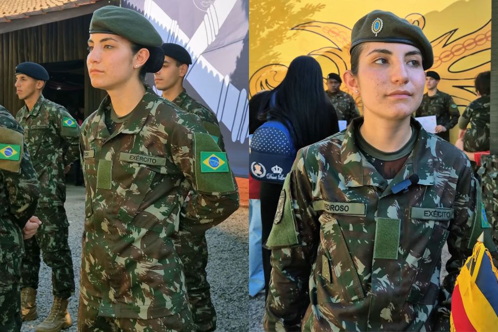 Soldado do Colégio Militar conclui curso e pode ser a primeira mulher promovida a cabo em Santa Maria