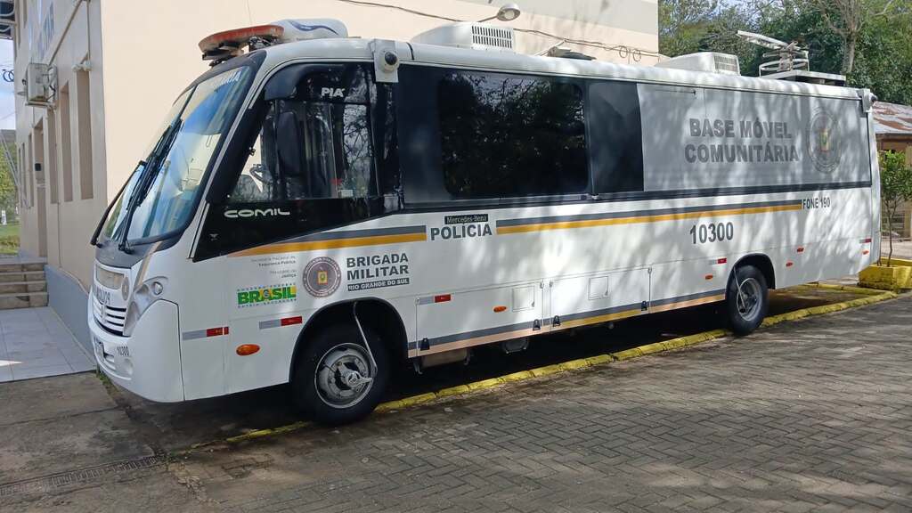 Brigada Militar reforça segurança em Agudo com base móvel e prevê levar estrutura a outras cidades da Quarta Colônia