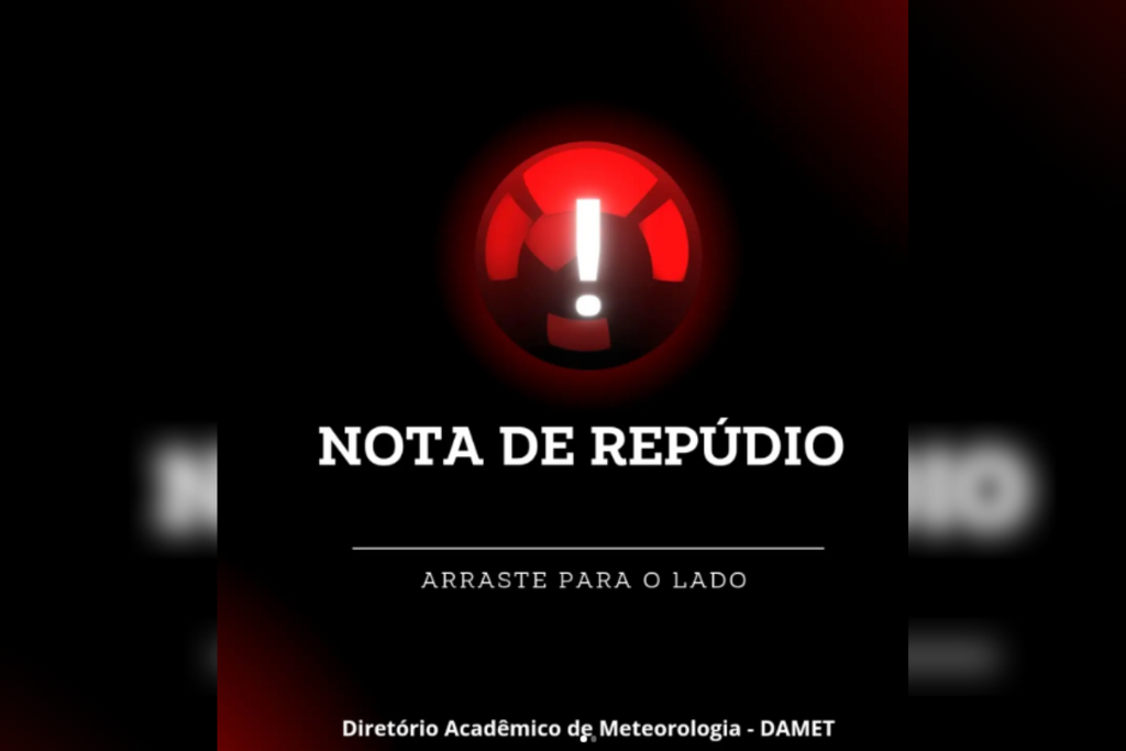 Diretório Acadêmico de Meteorologia da UFSM publica nota de repúdio após passagem de influenciador pelo campus