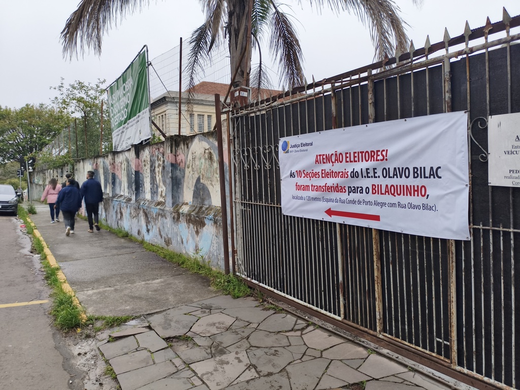 Mudança no local de votação: quem vota no Instituto Olavo Bilac precisa ir ao Bilaquinho neste domingo