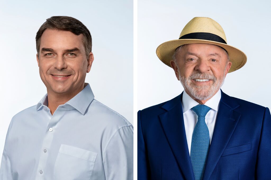 Flávio Bolsonaro e Lula vão disputar o segundo turno da eleição presidencial