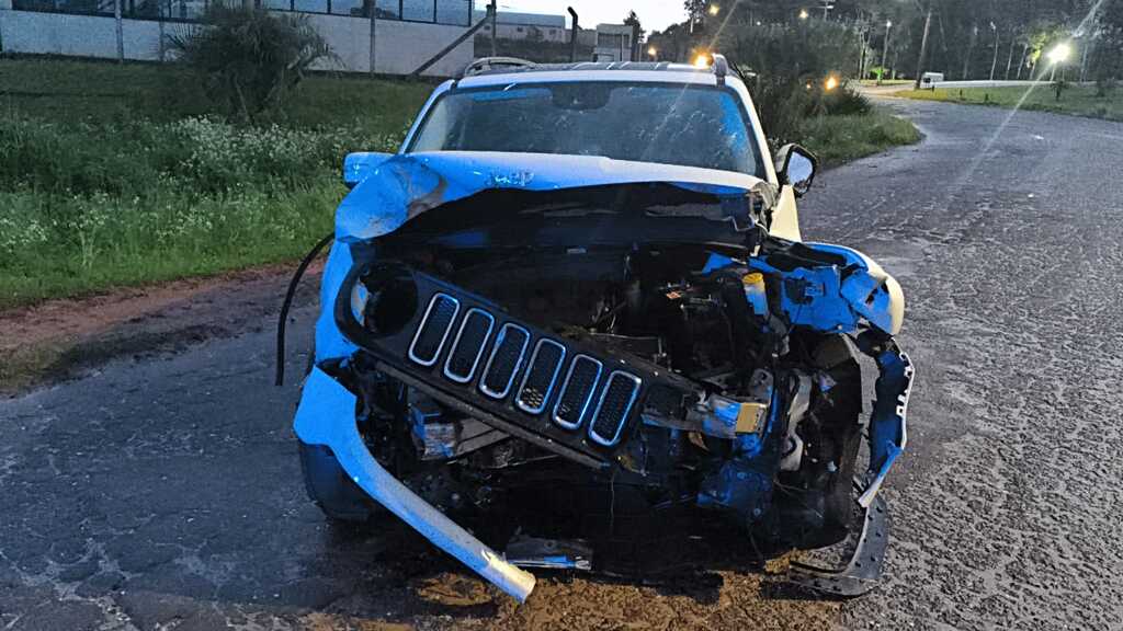 Acidente na BR-158 deixa quatro pessoas gravemente feridas em Júlio de Castilhos