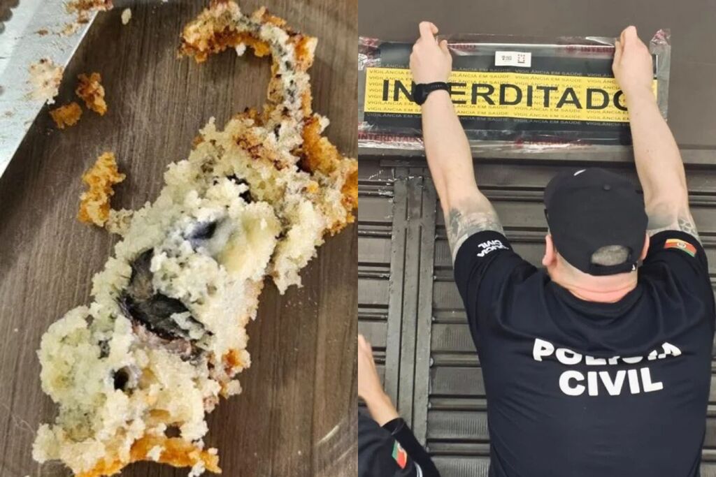 Rato morto é encontrado dentro de bolo e proprietária de fábrica de alimentos é presa em Porto Alegre
