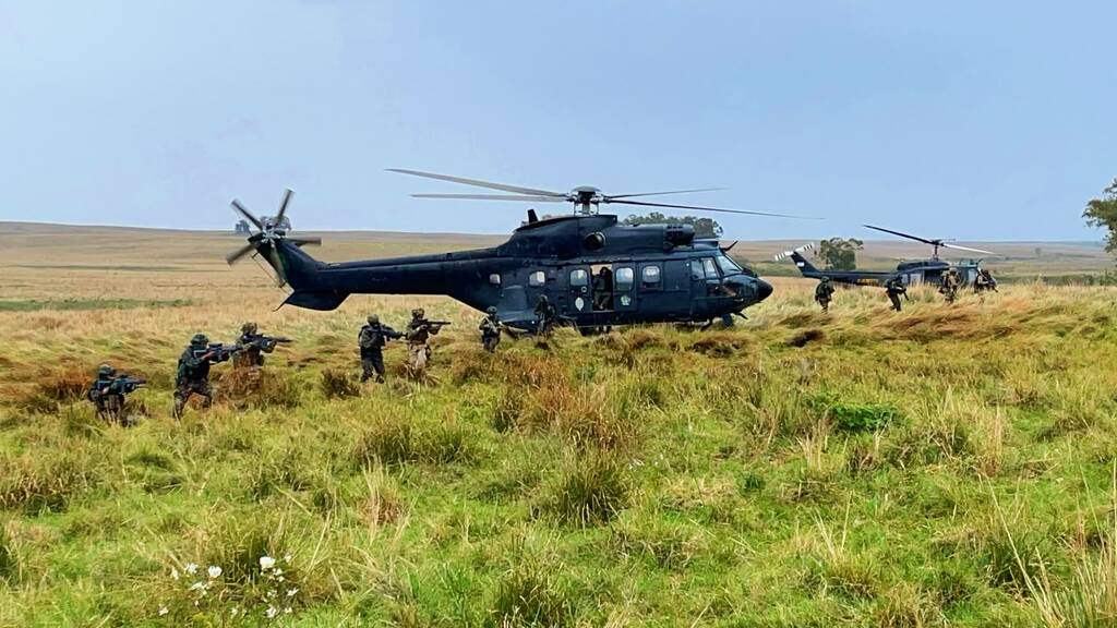 título imagem Militares do Brasil e da Argentina realizam treinamento na região