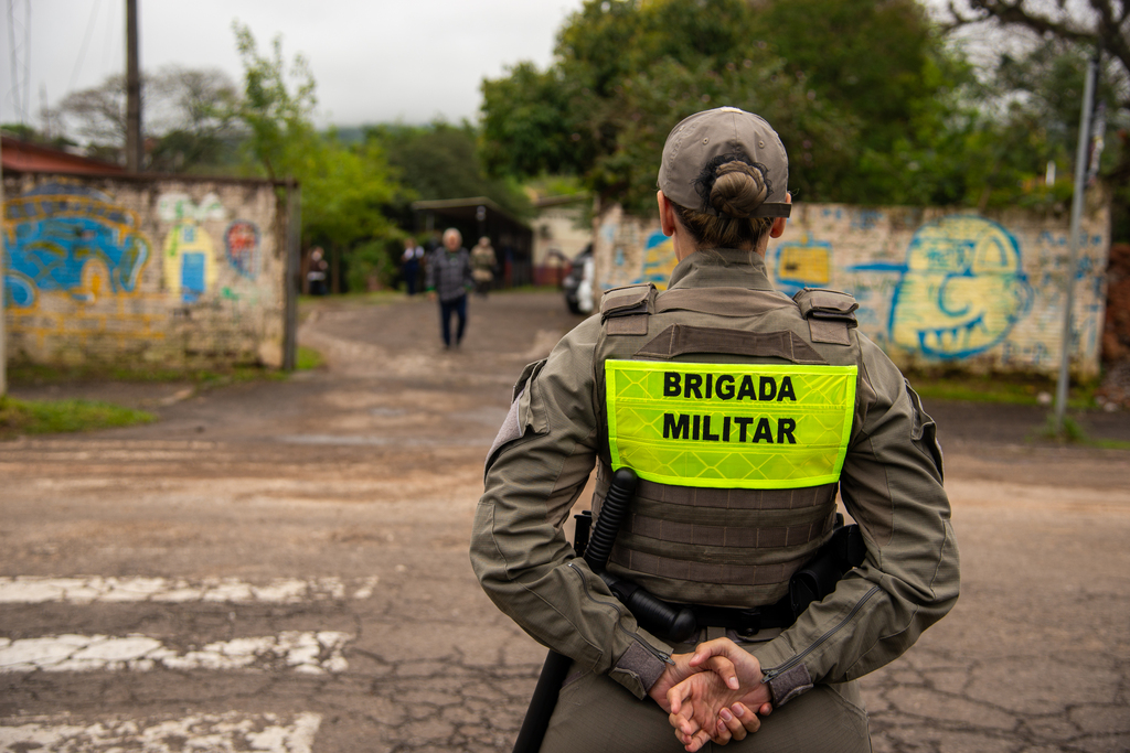 Brigada Militar terá mais de 150 policiais durante votação e reforço para a noite da eleição em Santa Maria