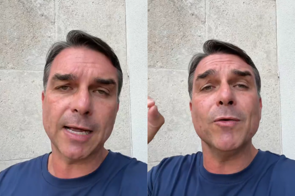 VÍDEO: Flávio Bolsonaro diz que foi intimado a entregar passaporte e está proibido de deixar o país