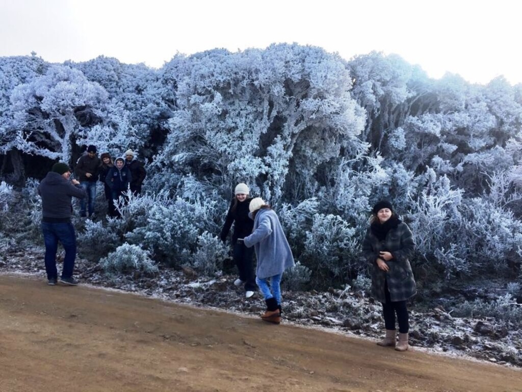 Bom Jardim da Serra registra -7,4ºC e se torna o dia mais frio do país
