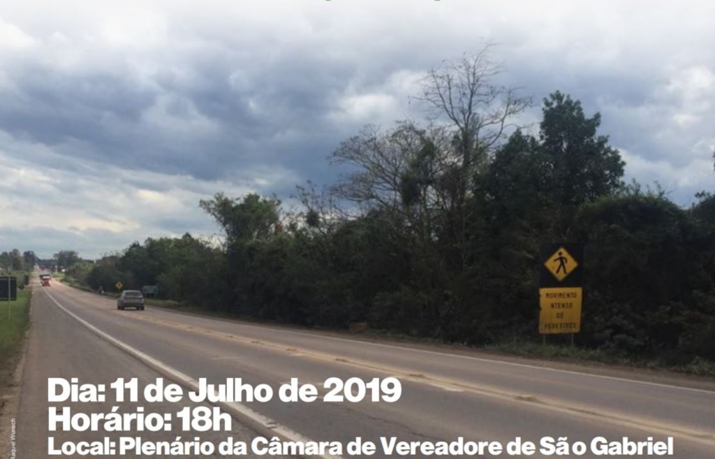 título imagem Audiência pública vai debater a duplicação da BR-290 em São Gabriel
