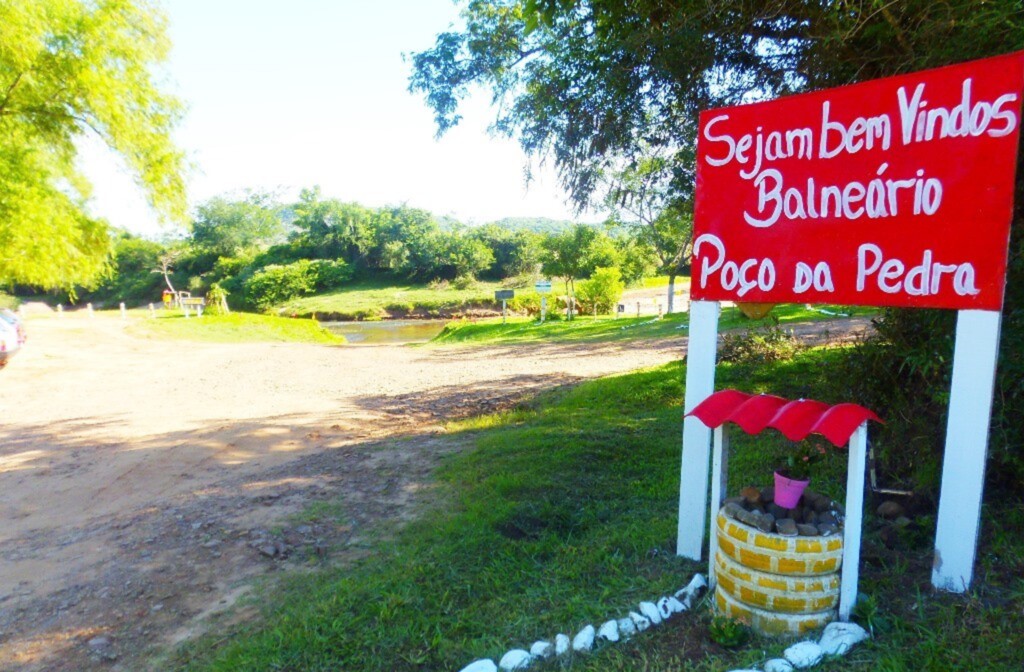 Foto:  Prefeitura de São Francisco de Assis (Divulgação) - Balneário Poço da Pedra, em São Francisco de Assis, não está em condições de banho