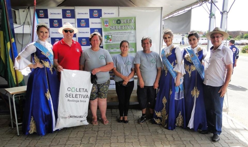 5 toneladas de material reciclável foram recolhidas durante a ExpoRestinga
