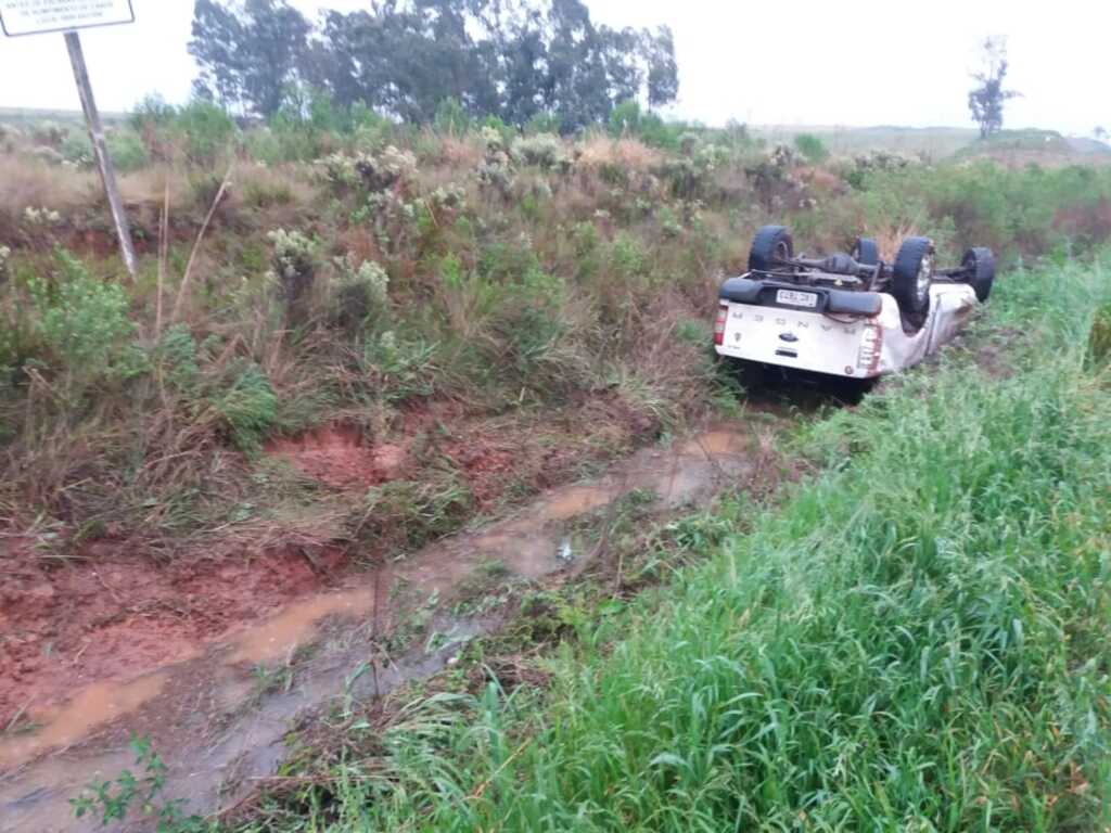 Acidente na BR-158 deixa dois jovens feridos com gravidade