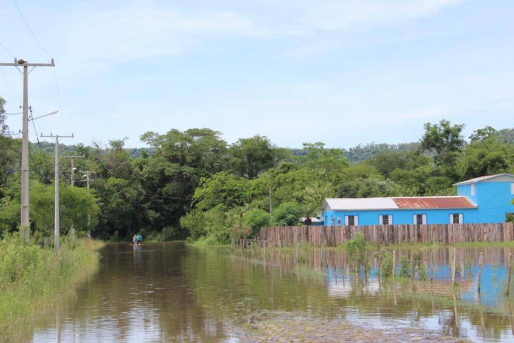 título imagem Jaguari é a 9ª cidade da região a decretar situação de emergência por causa da chuvarada