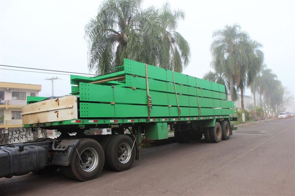 Chegam estruturas do novo vão da ponte do Rio Jaguari