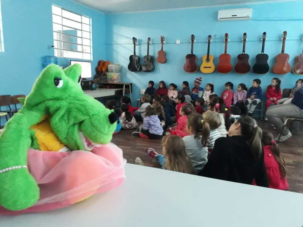 Foto: Assessoria de Imprensa Sesc/RS - 500 estudantes de sete escolas públicas participaram de palestres e receberam orientações sobre higiene