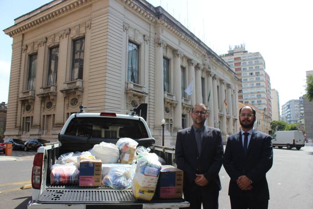 Defesa Civil do Estado destina cestas básicas e produtos de limpeza a Caçapava do Sul