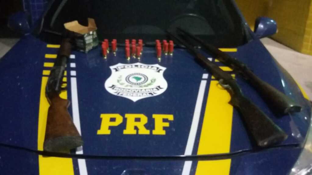 Motorista é preso por transporte clandestino de armas de fogo em Caçapava do Sul