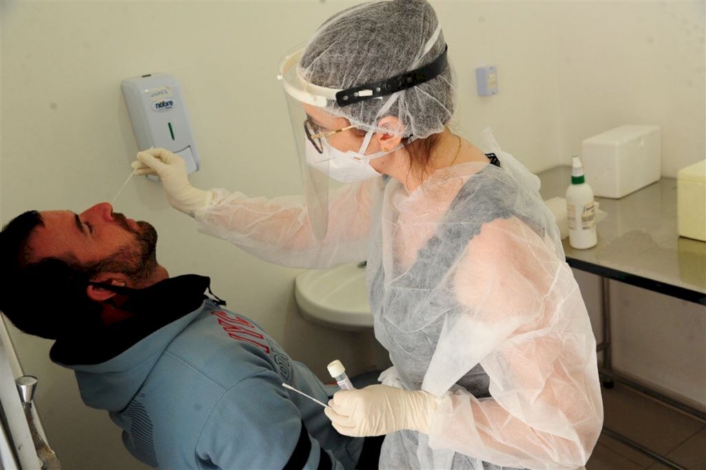 Procura por testes de Covid-19 cai mais de 70% em Santa Maria