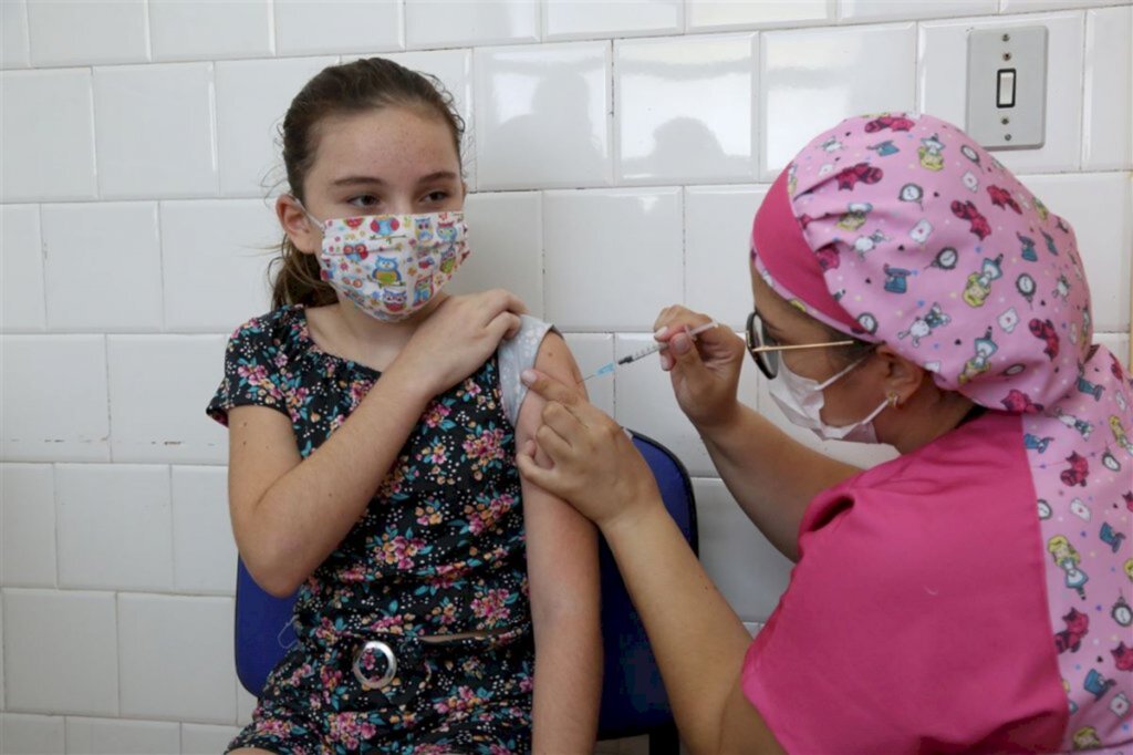 título imagem Santa Maria tem 11% de crianças vacinadas com primeira dose. Veja a situação na região