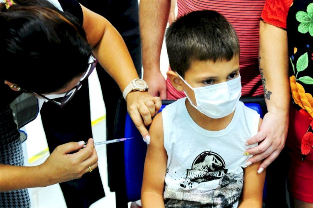 Vacinação de crianças com a Coronavac no Estado deve começar na quarta