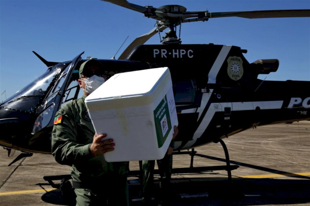 VÍDEO: Santa Maria recebe 9,1 mil vacinas contra a Covid-19