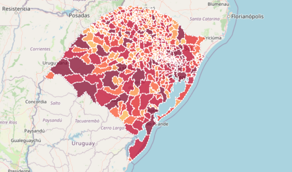 RS confirma 162 mortes por Covid-19 em 24 horas